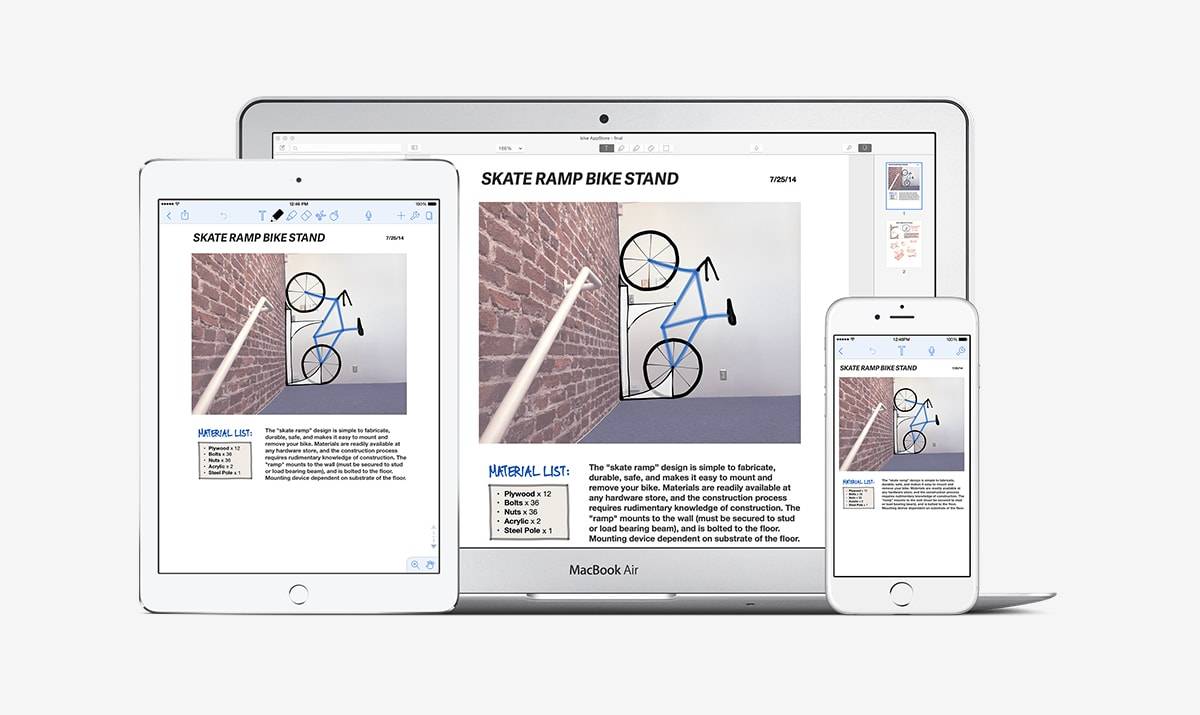 Notability 4.2.4 支持画笔录音的笔记