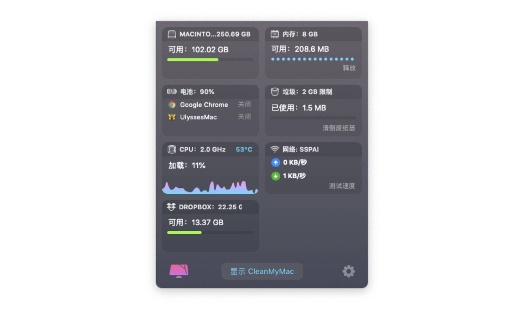 CleanMyMac X 4.6.11 Mac上最好用的系统清理工具