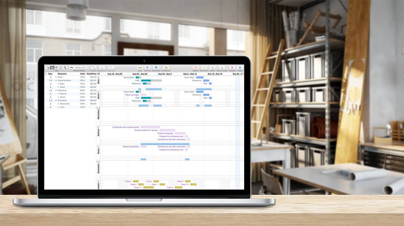 OmniPlan Pro 3.14.3 NB的项目管理流程软件
