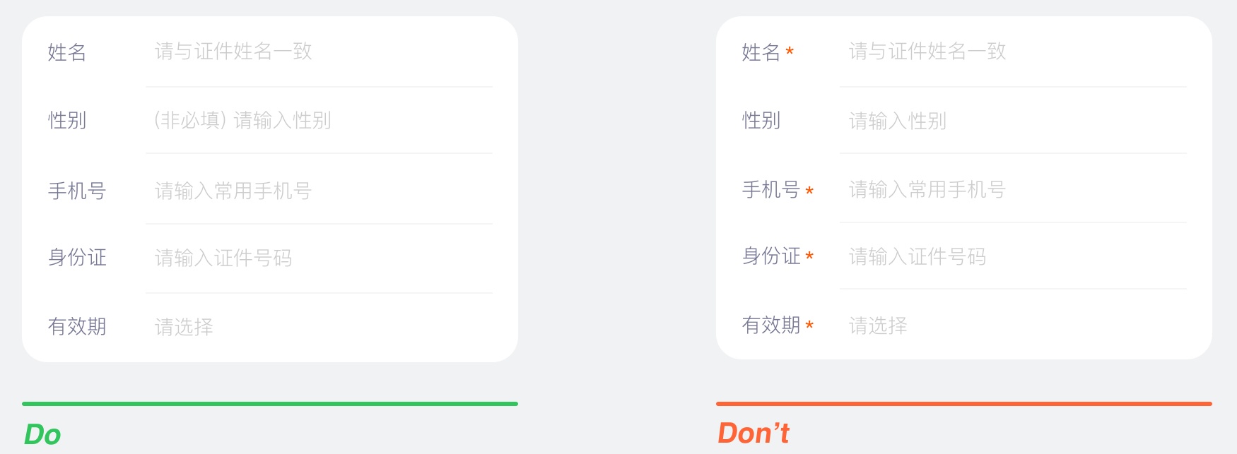超全面的移动端表单设计准则总结（附实战案例）