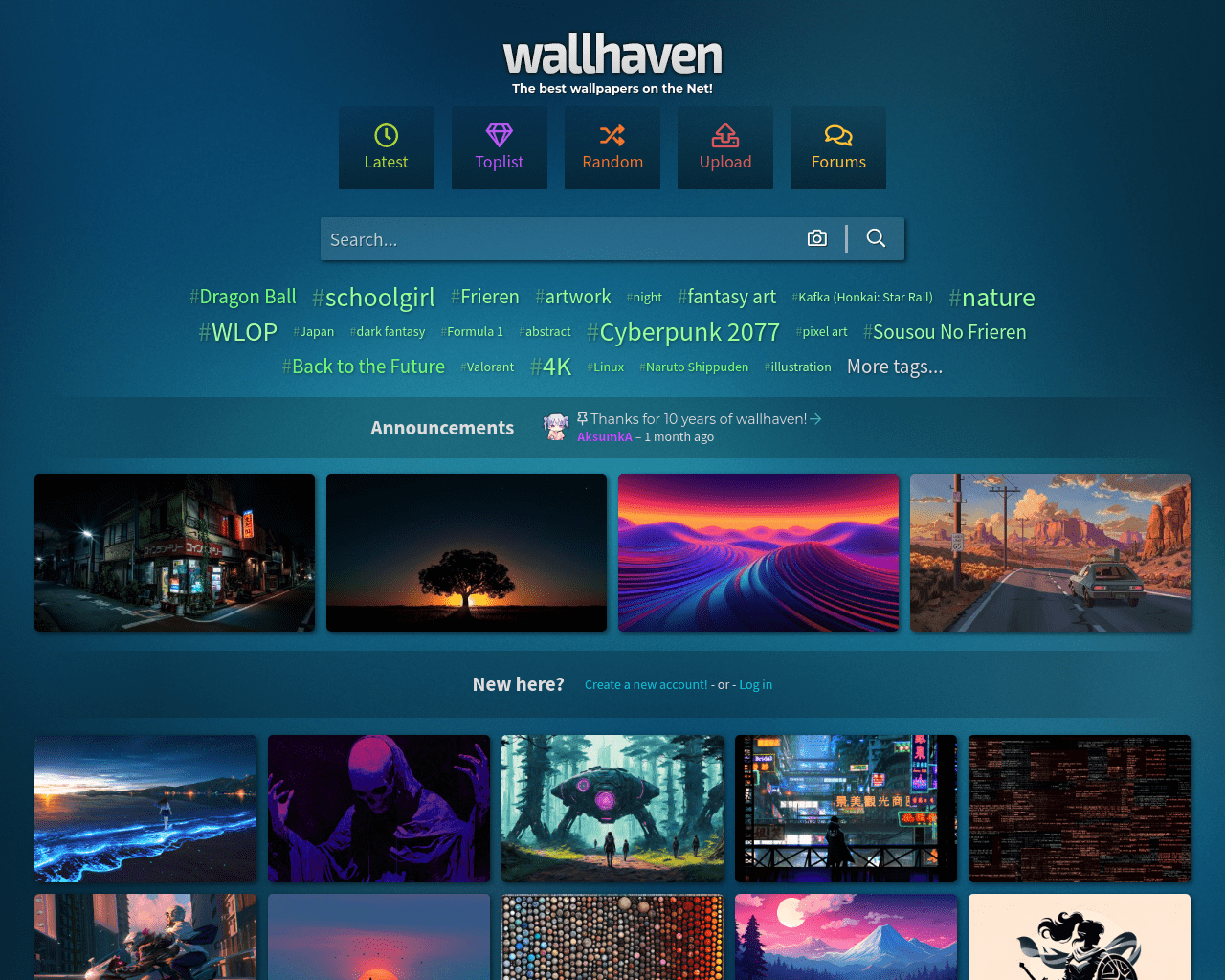 wallhaven预览图